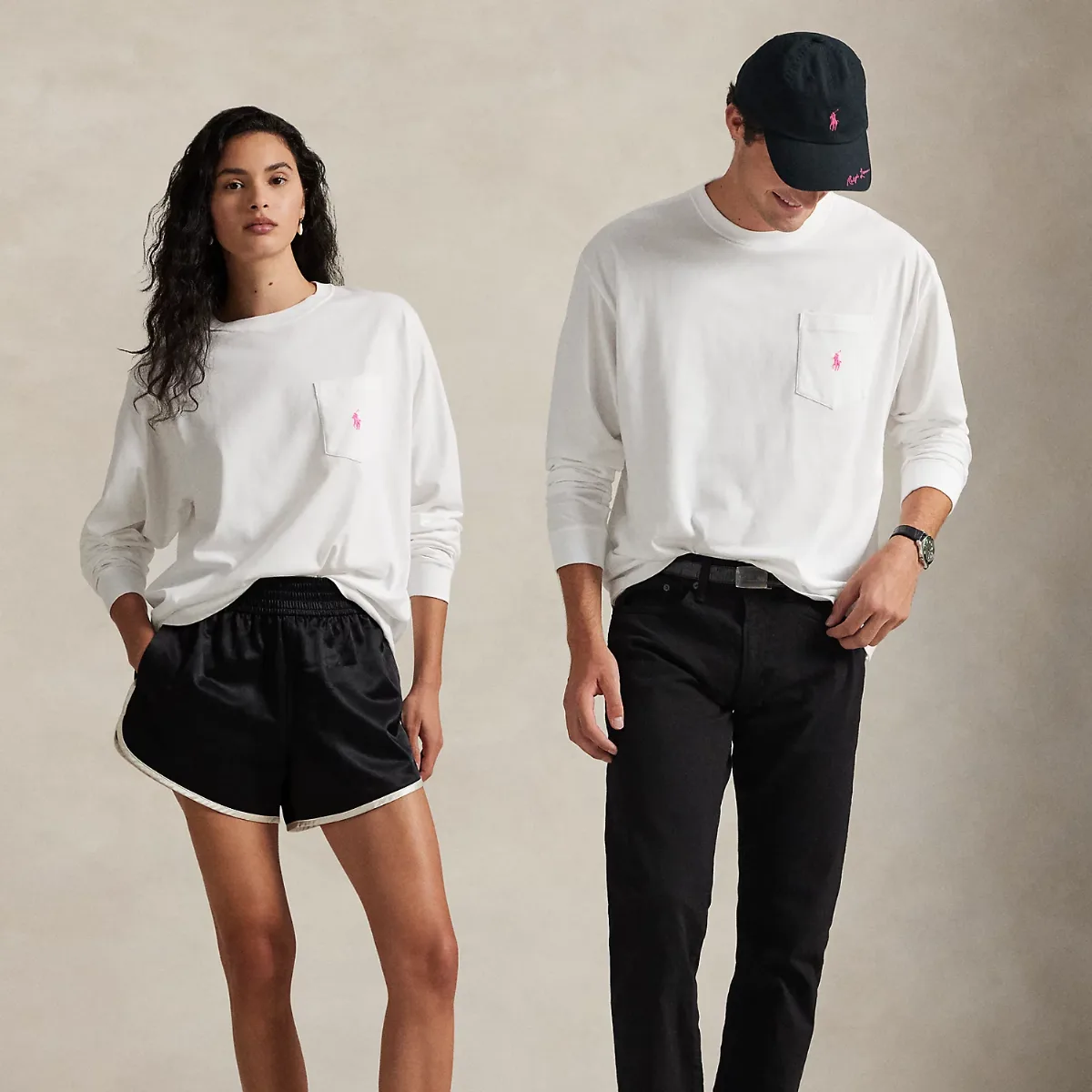 Pink Pony Cotton Jersey Long-Sleeve Tee by Ralph Lauren