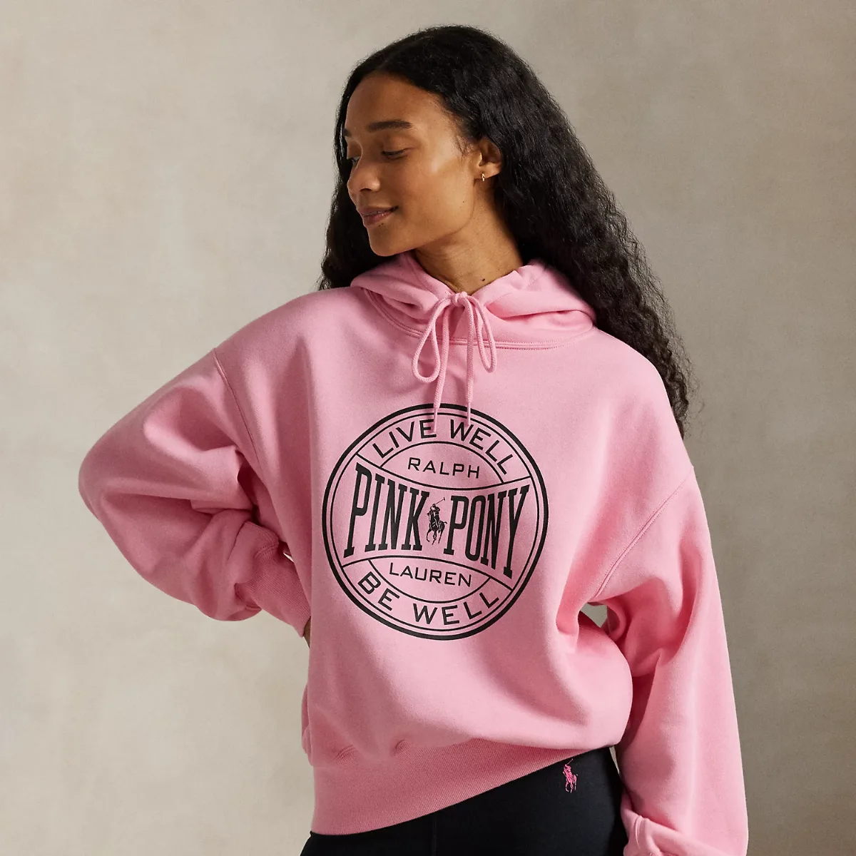 Pony Logo Fleece Hoodie by Ralph Lauren