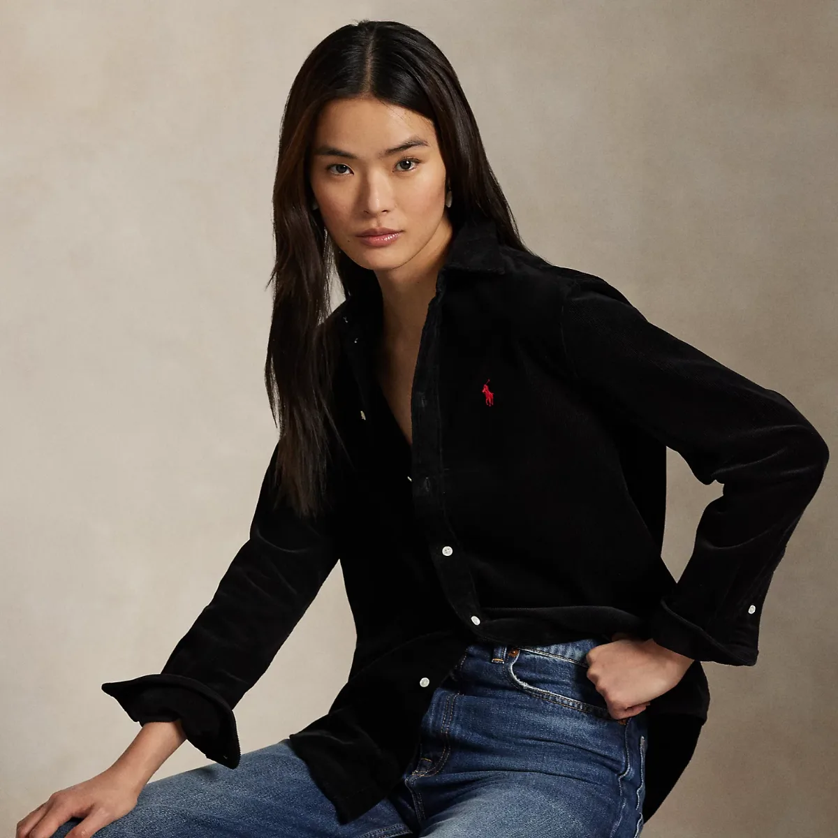 Classic Fit Cotton Corduroy Shirt