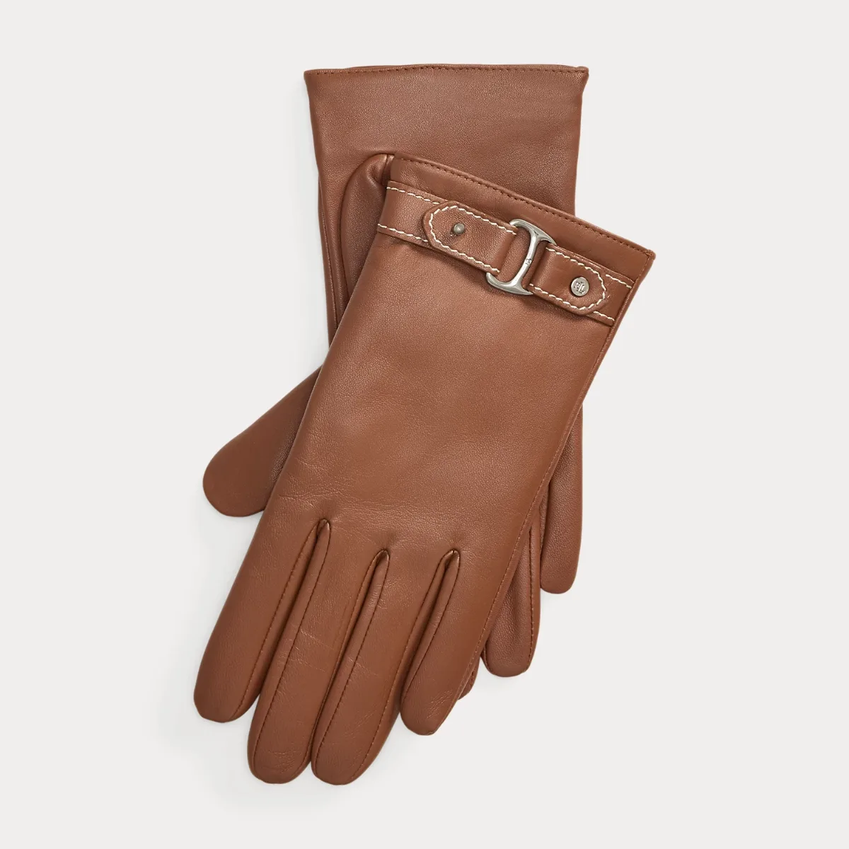 Equestrian D-Ring Sheepskin Gloves by Ralph Lauren