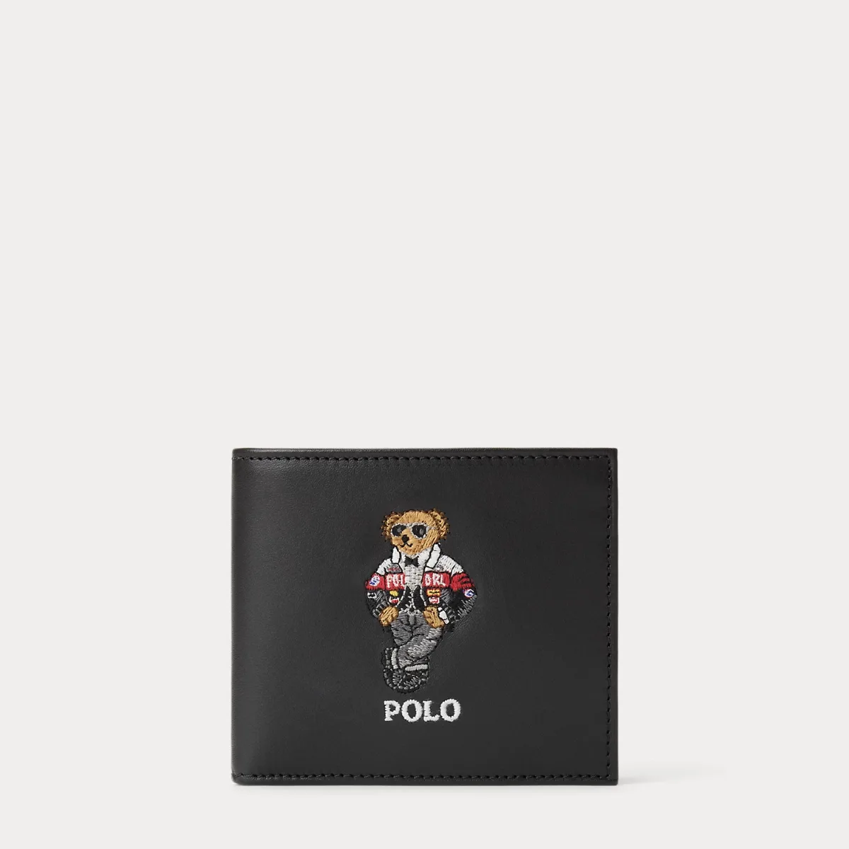 Polo Bear Leather Billfold Wallet by Ralph Lauren