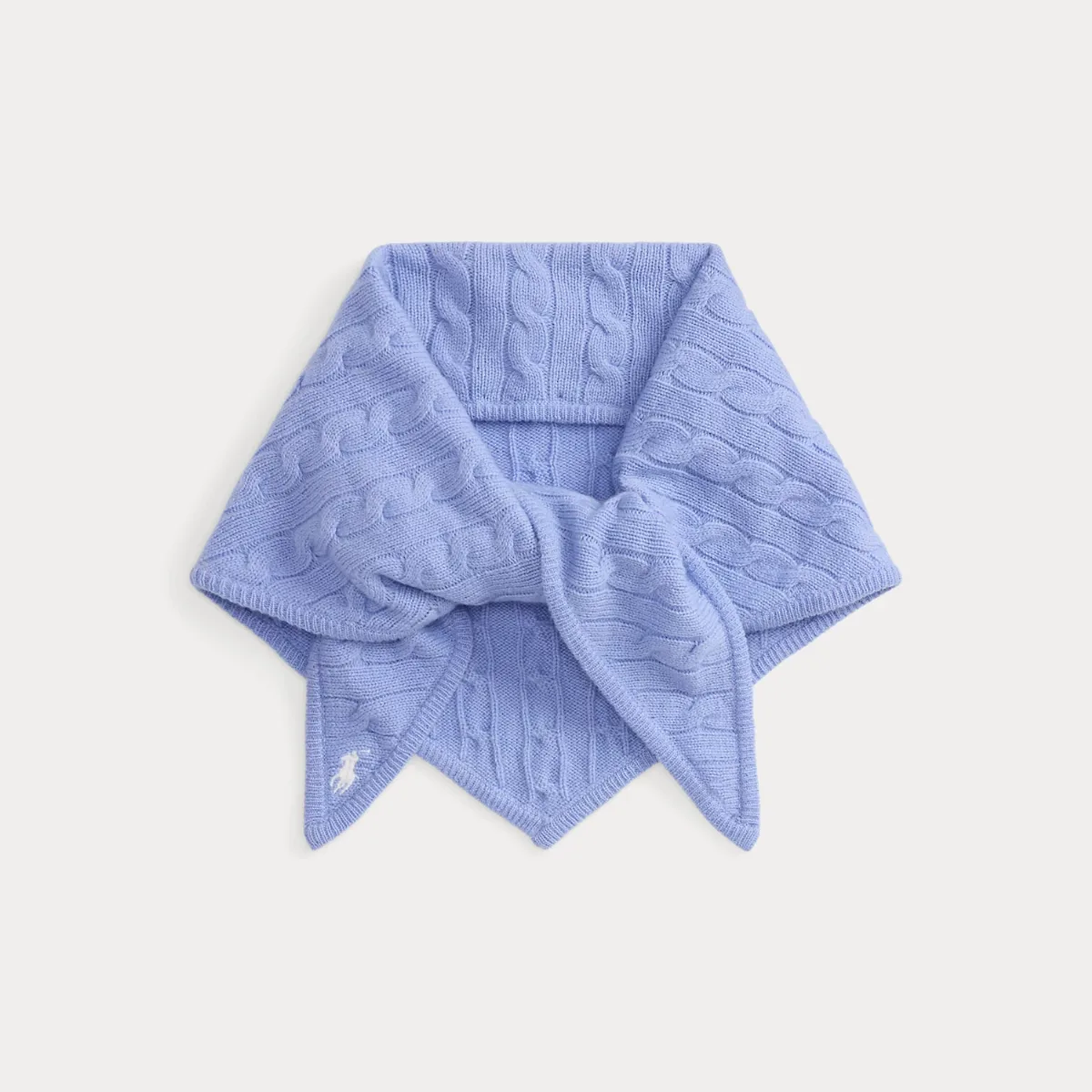 Wool-Cashmere Triangle Scarf by Ralph Lauren