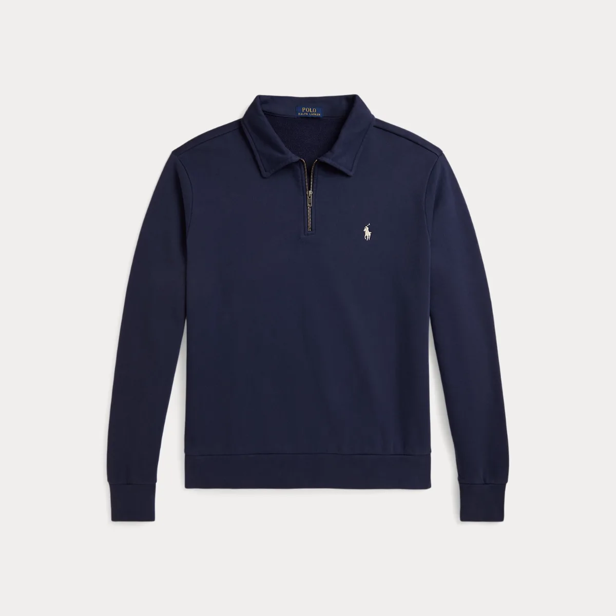 Loopback Fleece Collared Sweatshirt