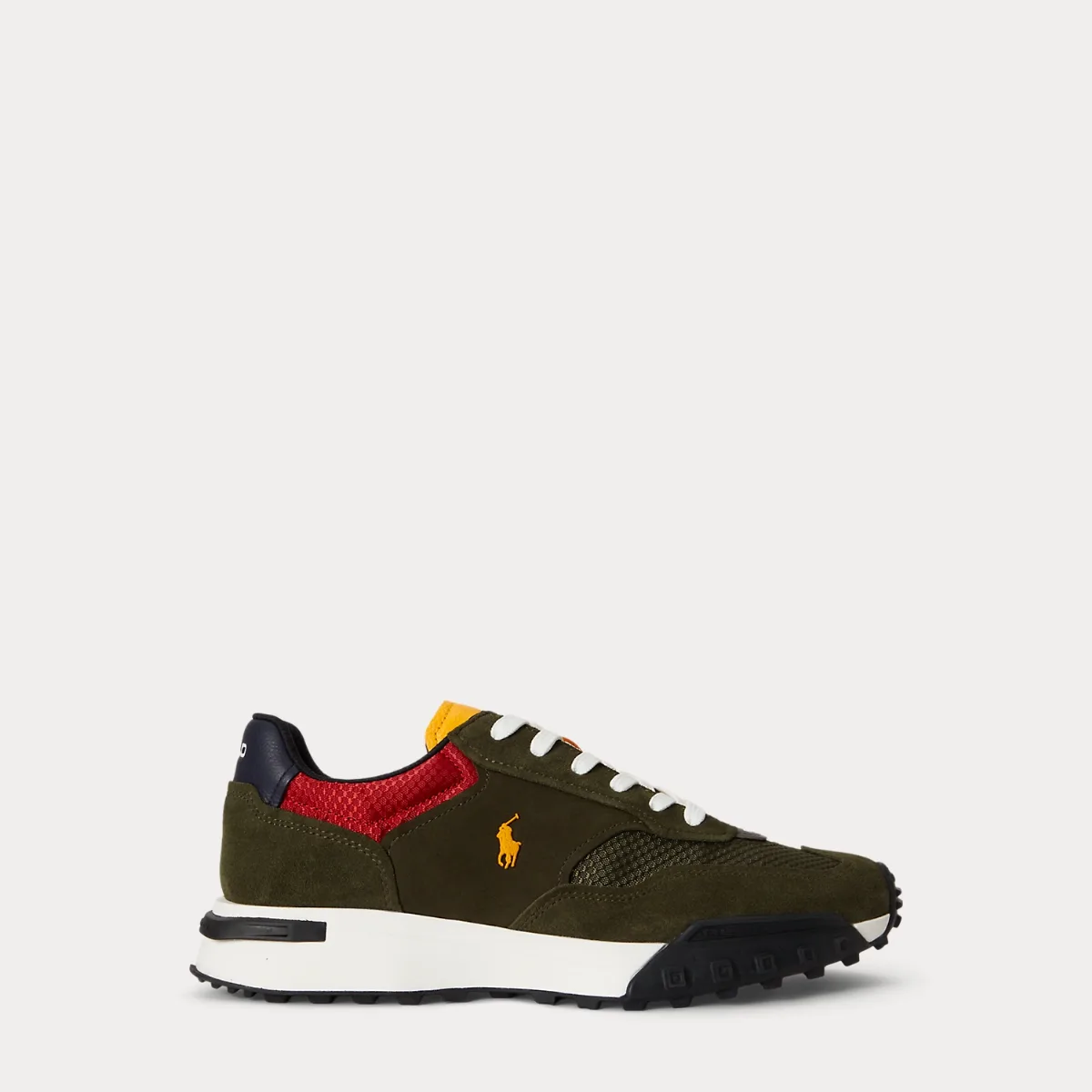 Eldridge Suede-Paneled Sneaker