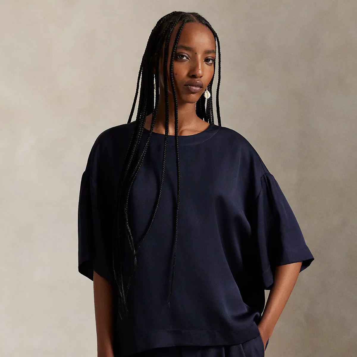 Oversize Satin Tee