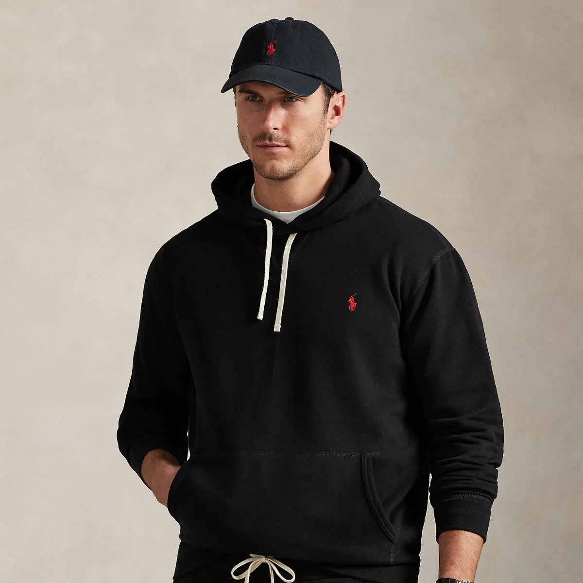The RL Fleece Hoodie by Ralph Lauren