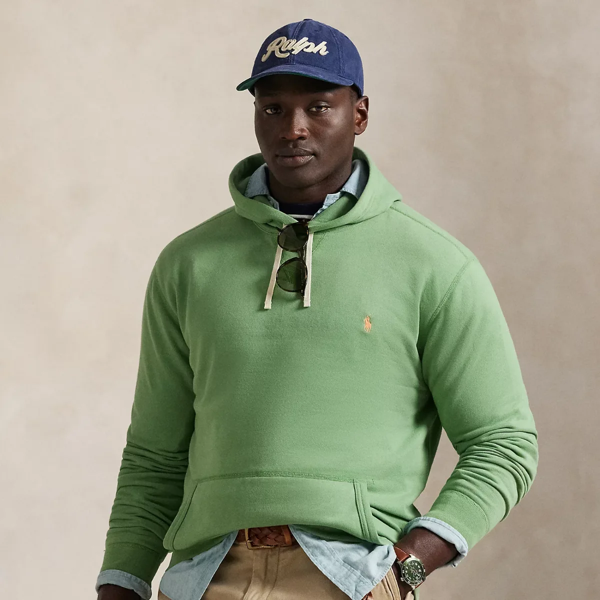 The RL Fleece Hoodie by Ralph Lauren