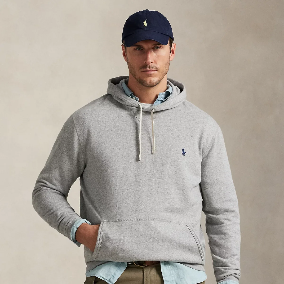 The RL Fleece Hoodie by Ralph Lauren