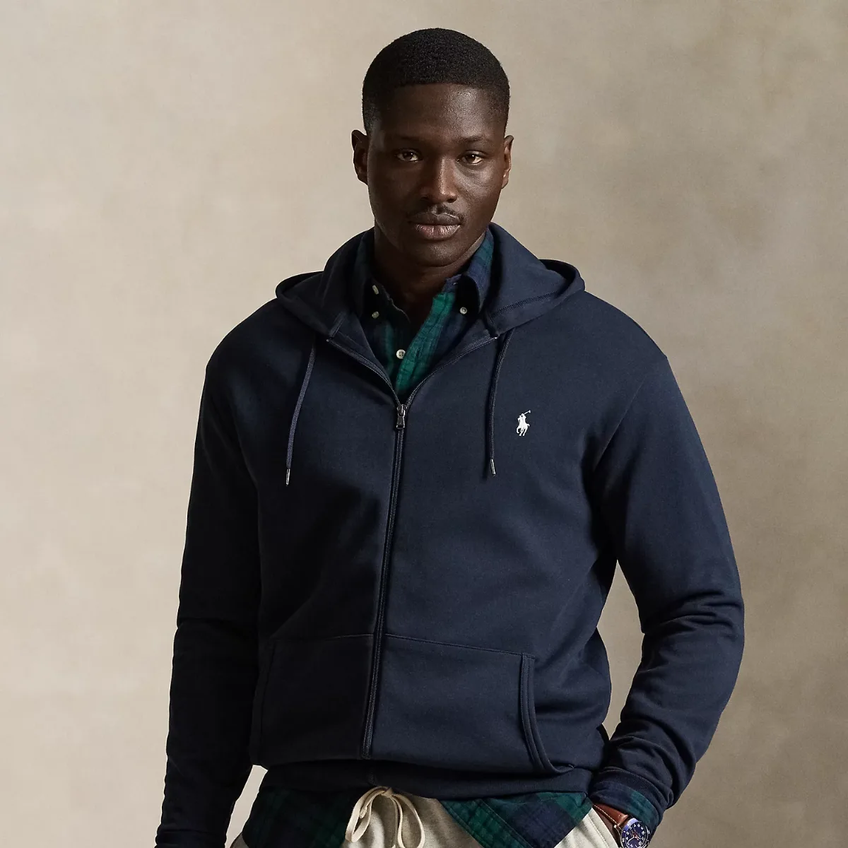Double-Knit Full-Zip Hoodie