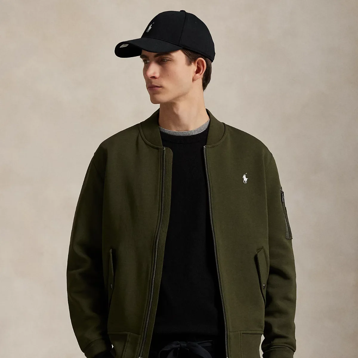 Double-Knit Flight Jacket by Ralph Lauren