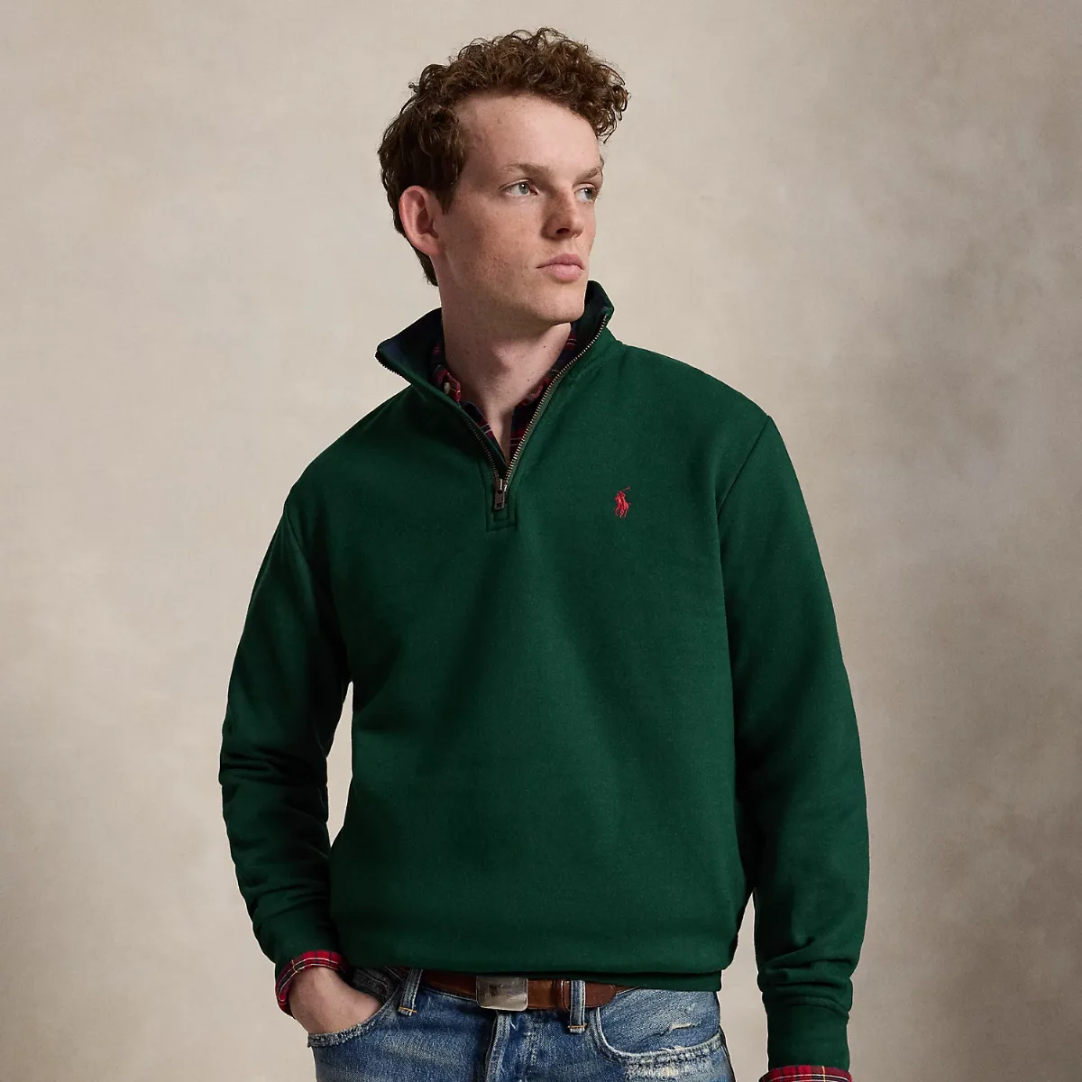 The RL Fleece Quarter-Zip Sweatshirt