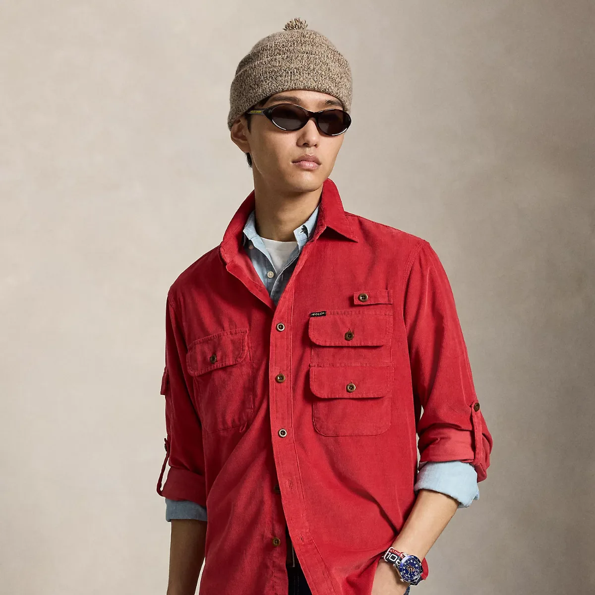 Classic Fit Corduroy Utility Shirt by Ralph Lauren