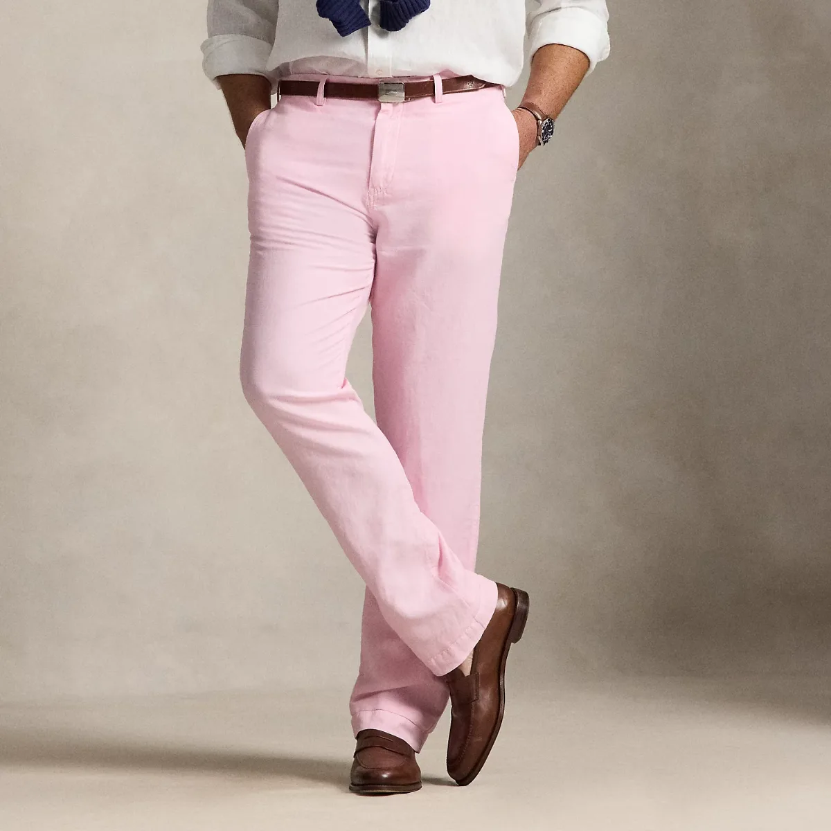 Bedford Classic Fit Linen-Cotton Pant by Ralph Lauren