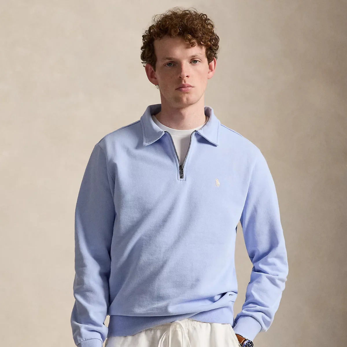Loopback Fleece Quarter-Zip Sweatshirt