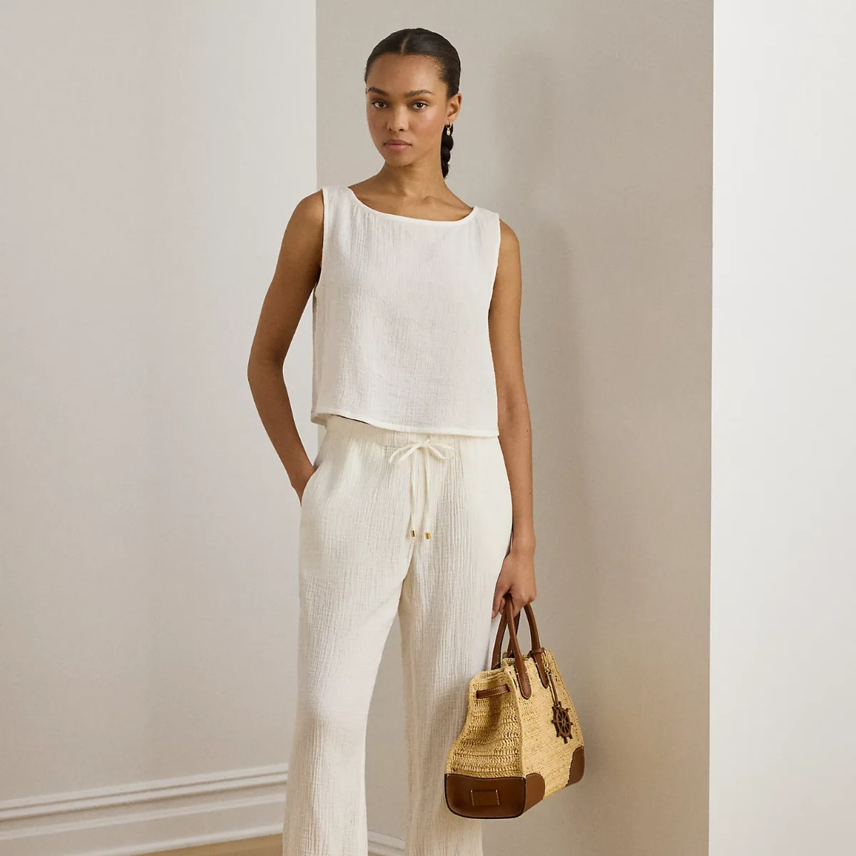 Cotton Gauze Cover-Up Set by Ralph Lauren