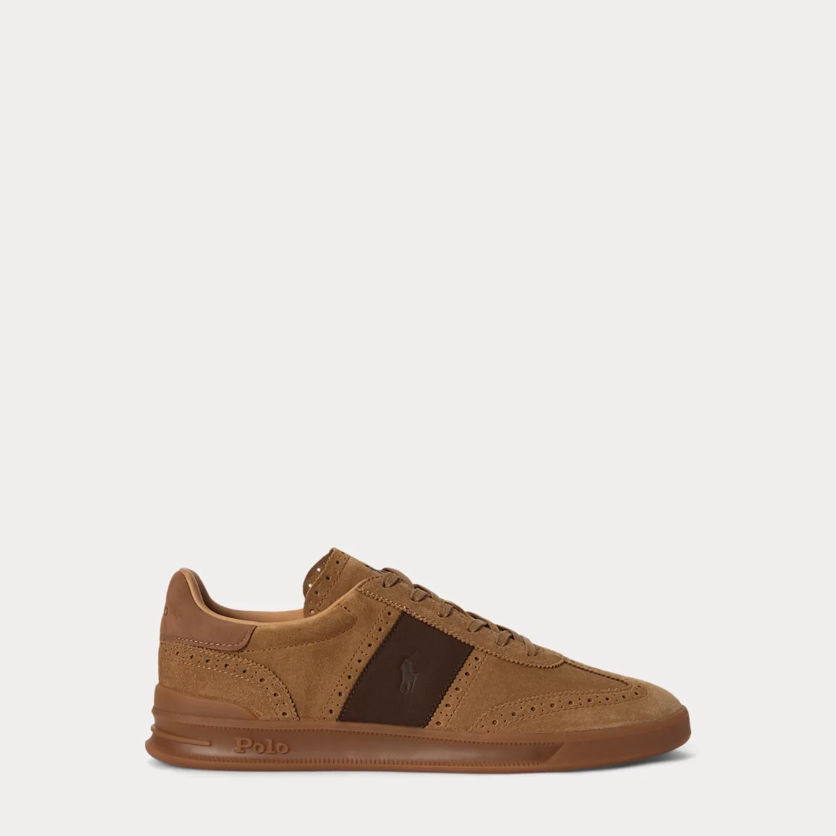 Heritage Aera Suede Brogue Sneaker by Ralph Lauren