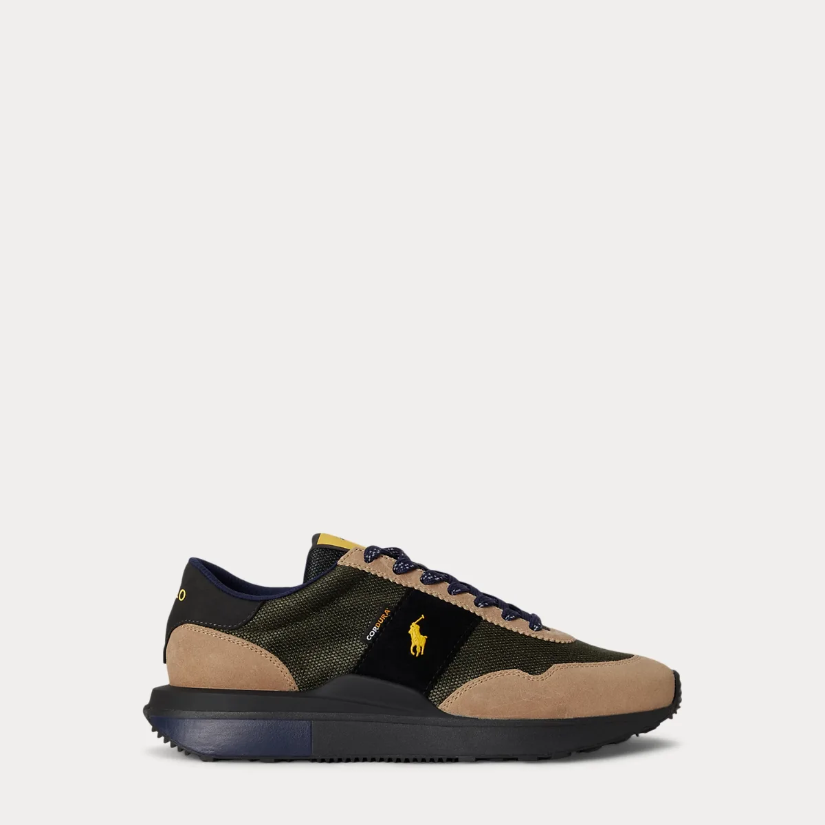 Train 89 Suede-Paneled Sneaker