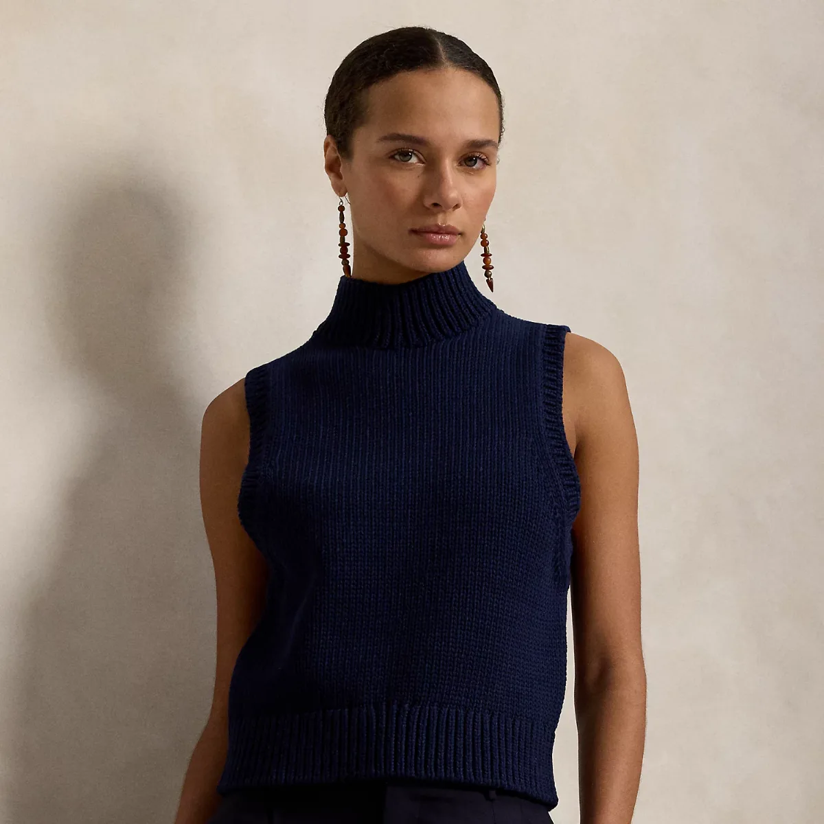 Sleeveless Turtleneck Sweater by Ralph Lauren