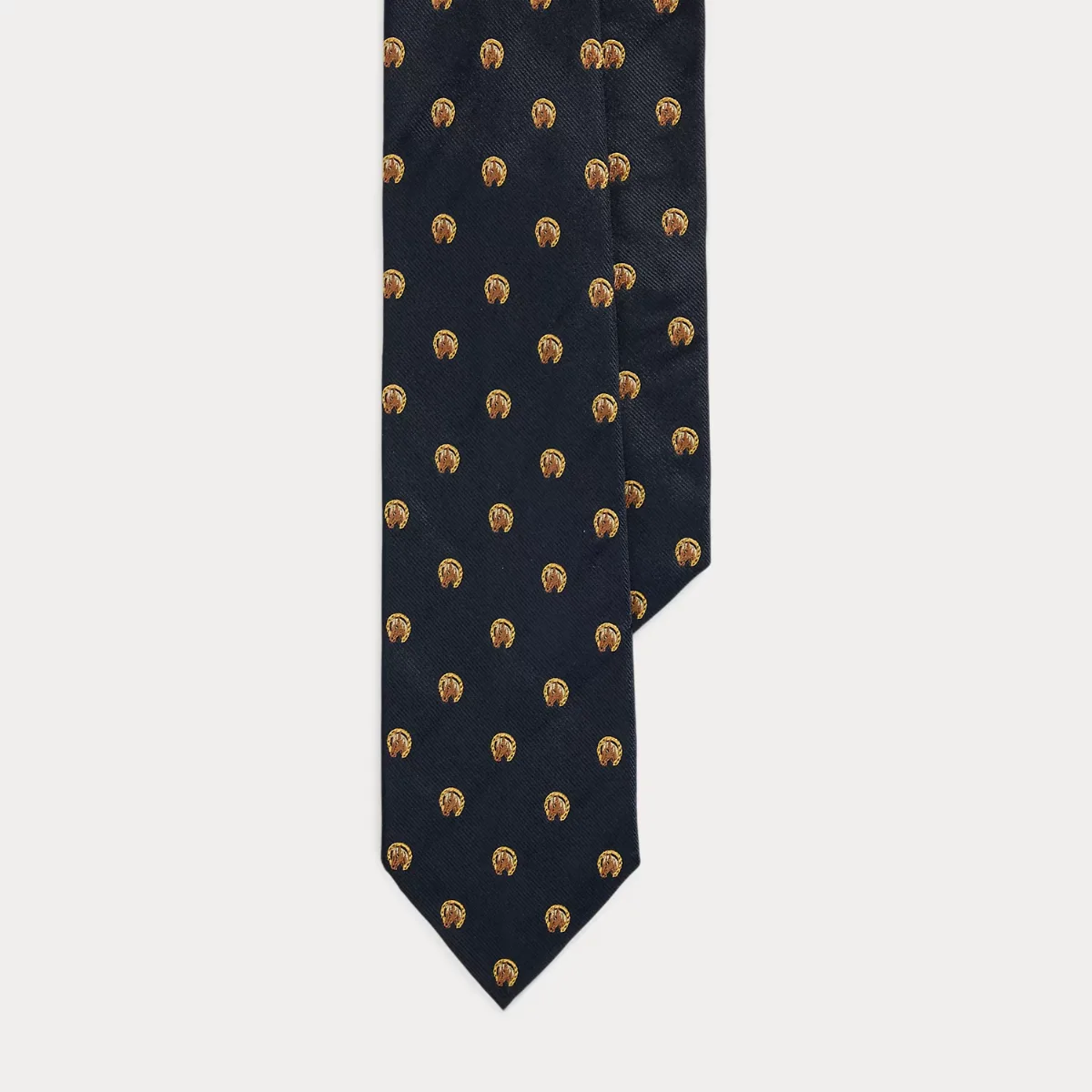 Equestrian Silk Club Tie by Ralph Lauren