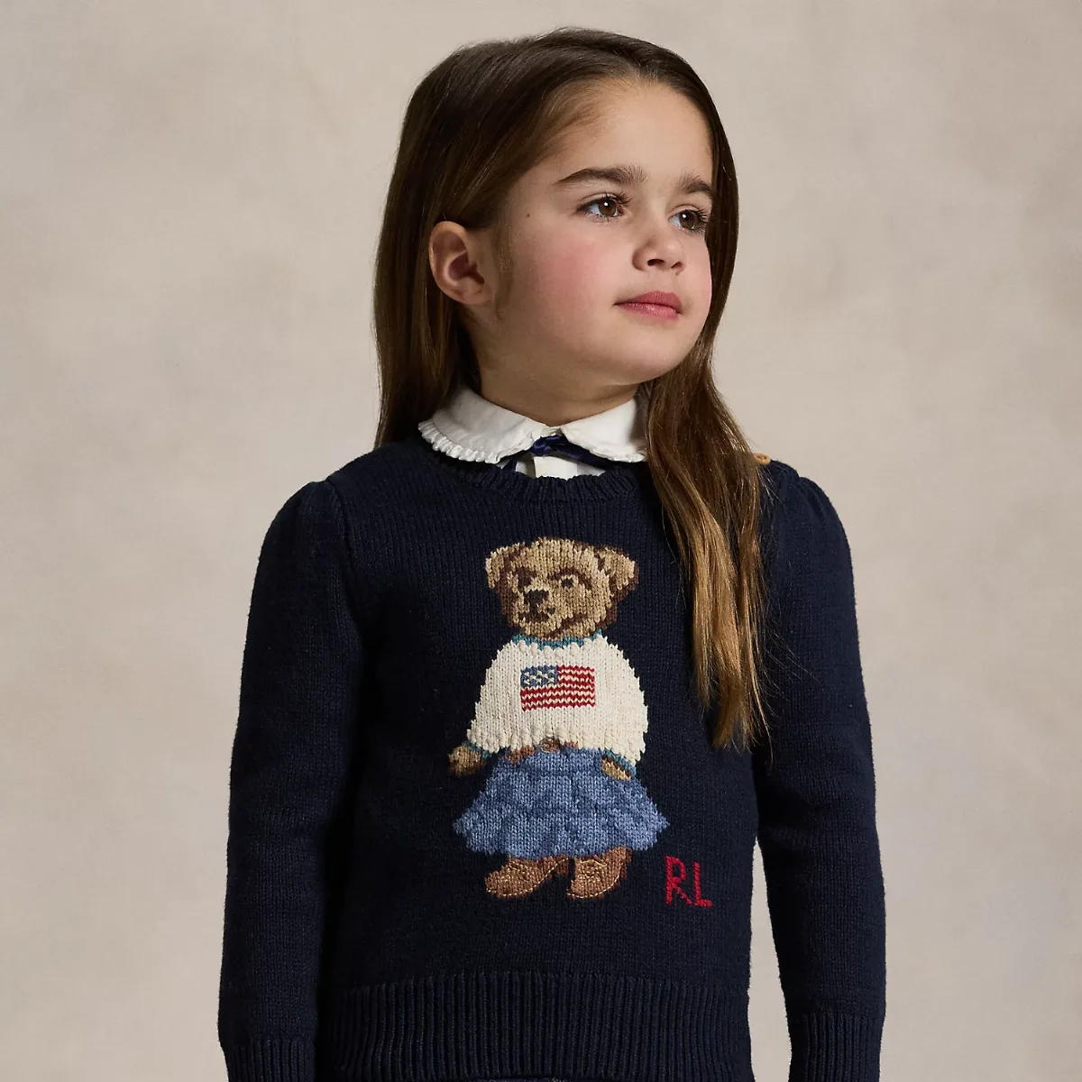 Polo Bear Cotton Sweater by Ralph Lauren