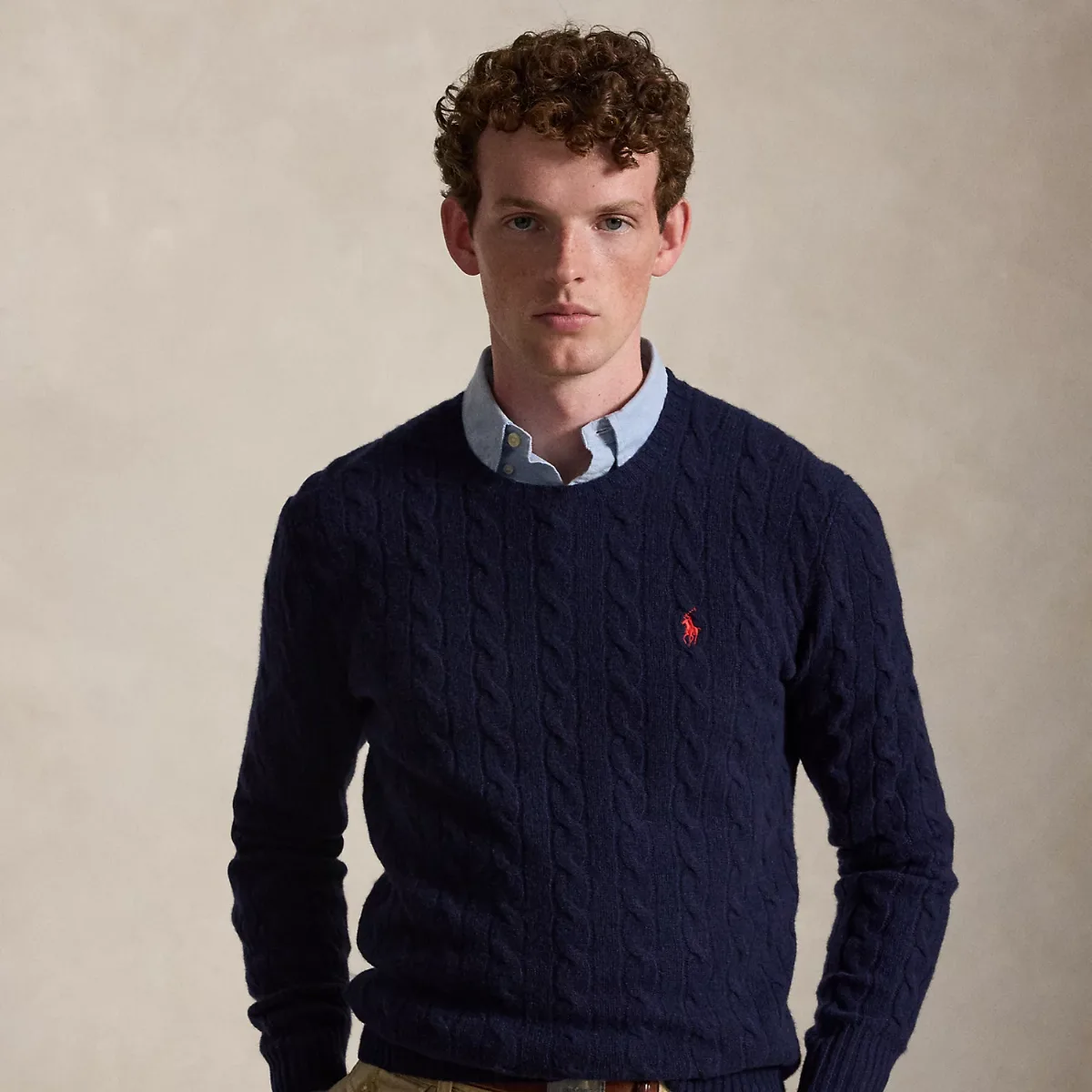 Cable-Knit Wool-Cashmere Sweater