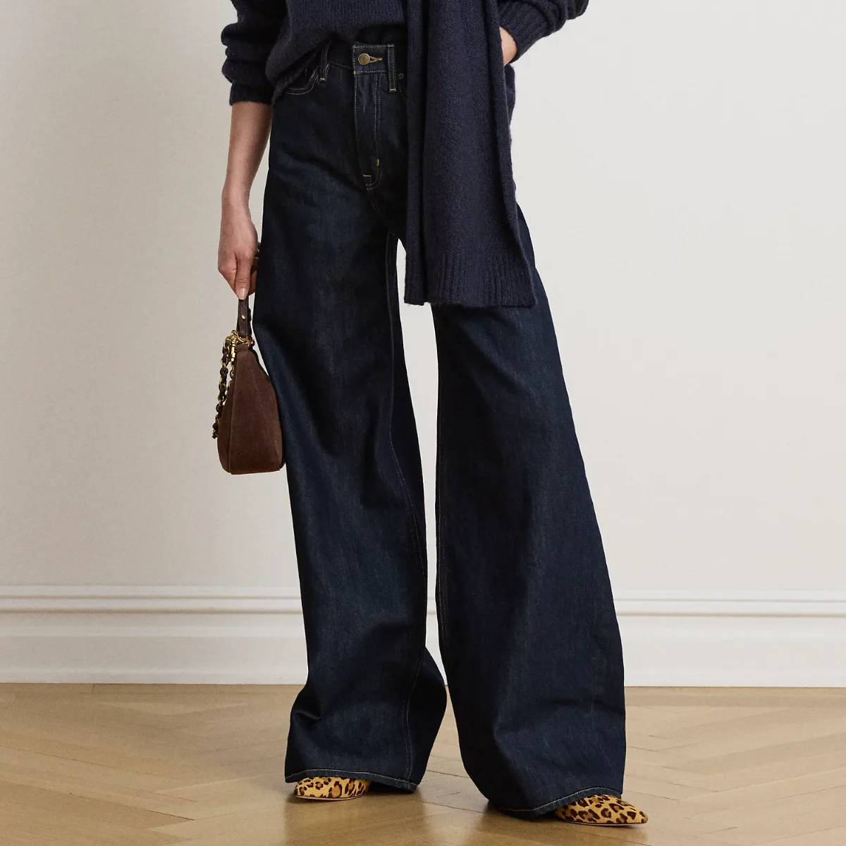 High-Rise Super Wide-Leg Jean by Ralph Lauren