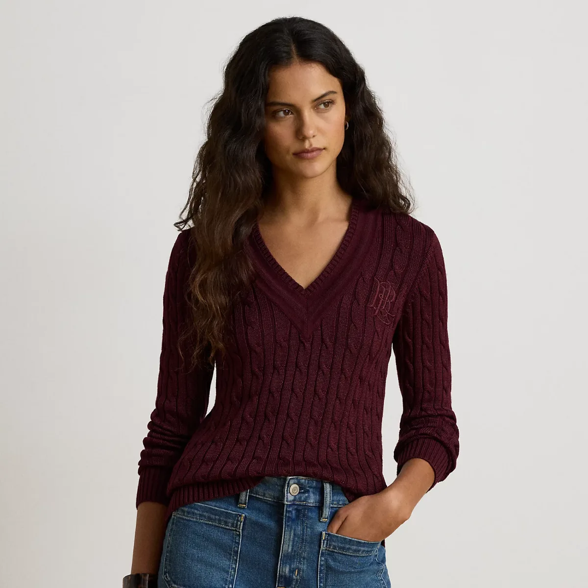 Cable-Knit Cricket Sweater