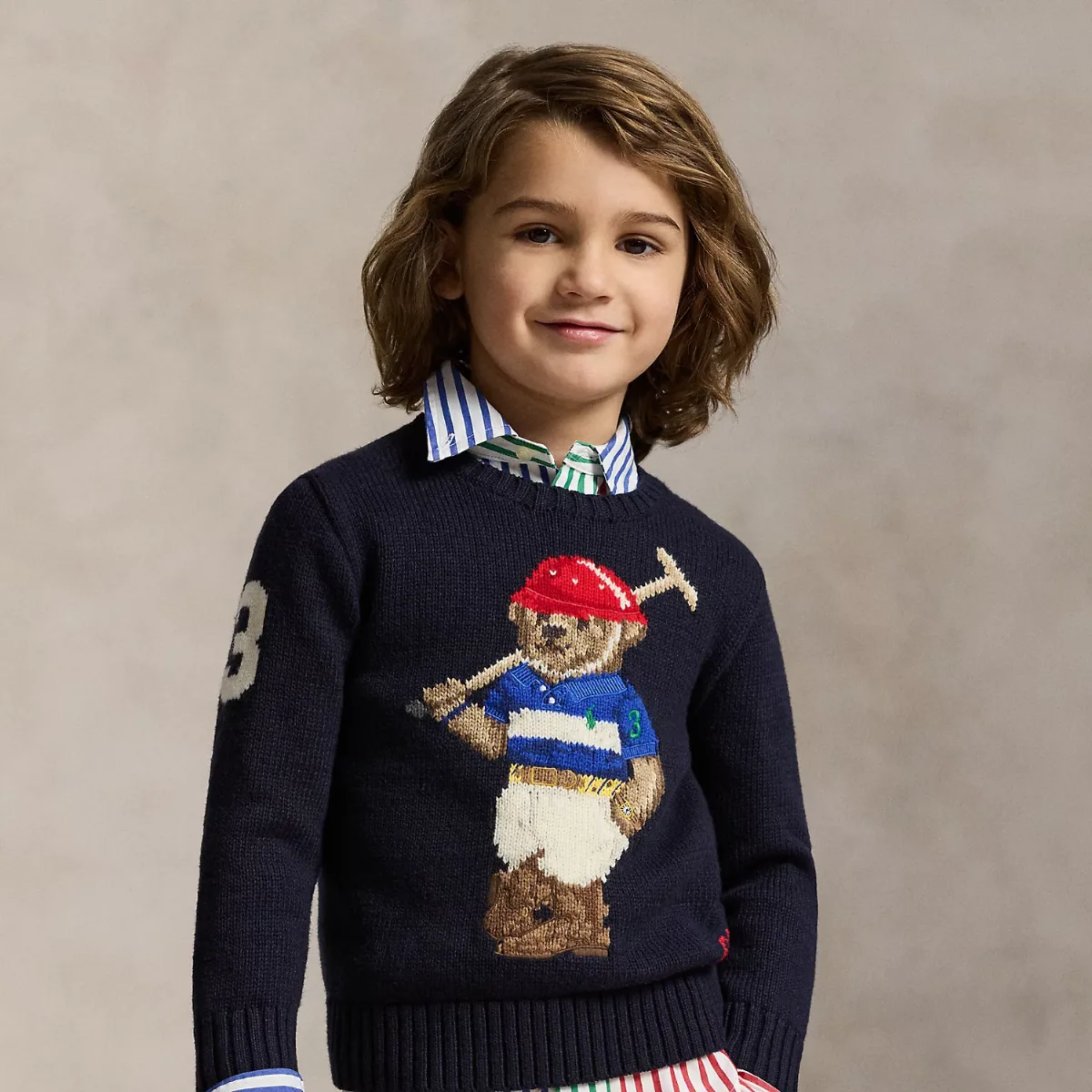 Polo Bear Crewneck Sweater by Ralph Lauren