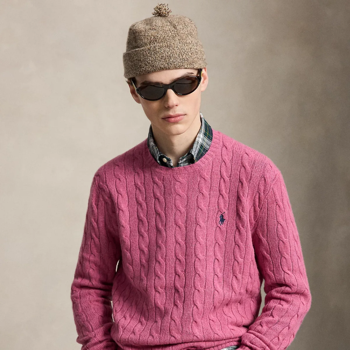 Cable-Knit Wool-Cashmere Sweater by Ralph Lauren