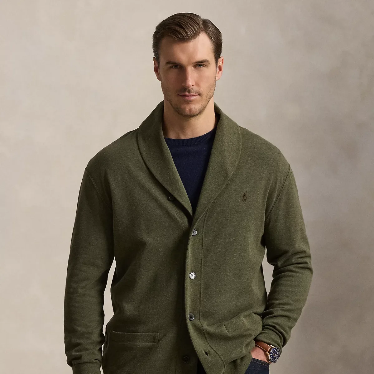 Luxury Jersey Cardigan by Ralph Lauren