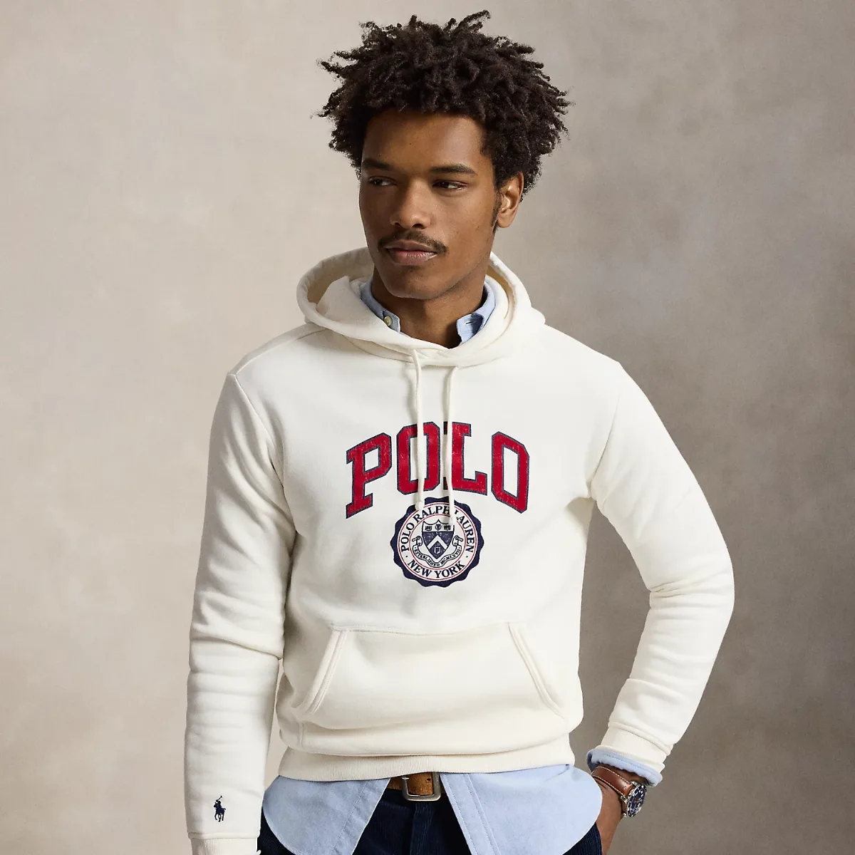 Logo Fleece Hoodie by Ralph Lauren