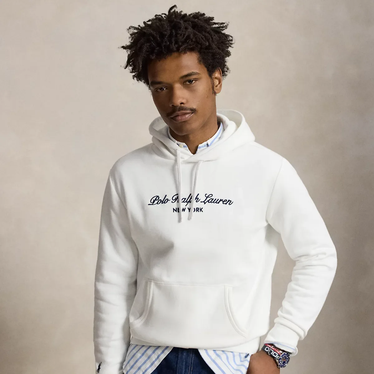 Logo Fleece Hoodie by Ralph Lauren