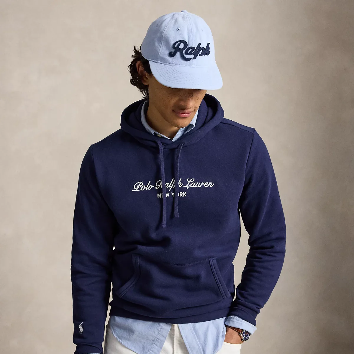Logo Fleece Hoodie by Ralph Lauren