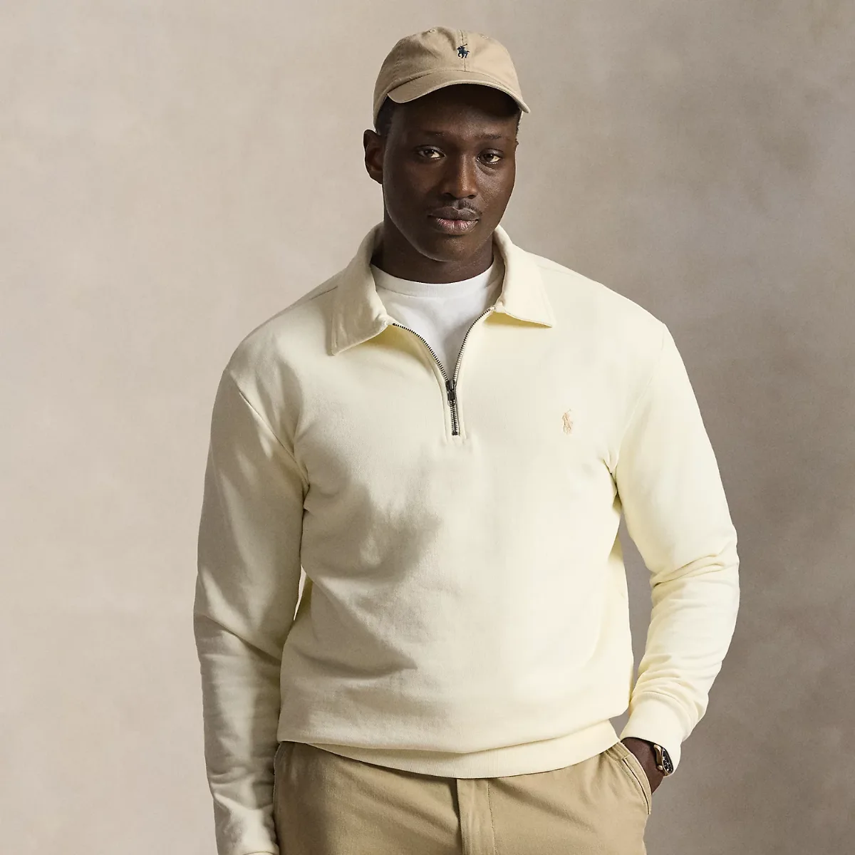 Loopback Fleece Quarter-Zip Sweatshirt
