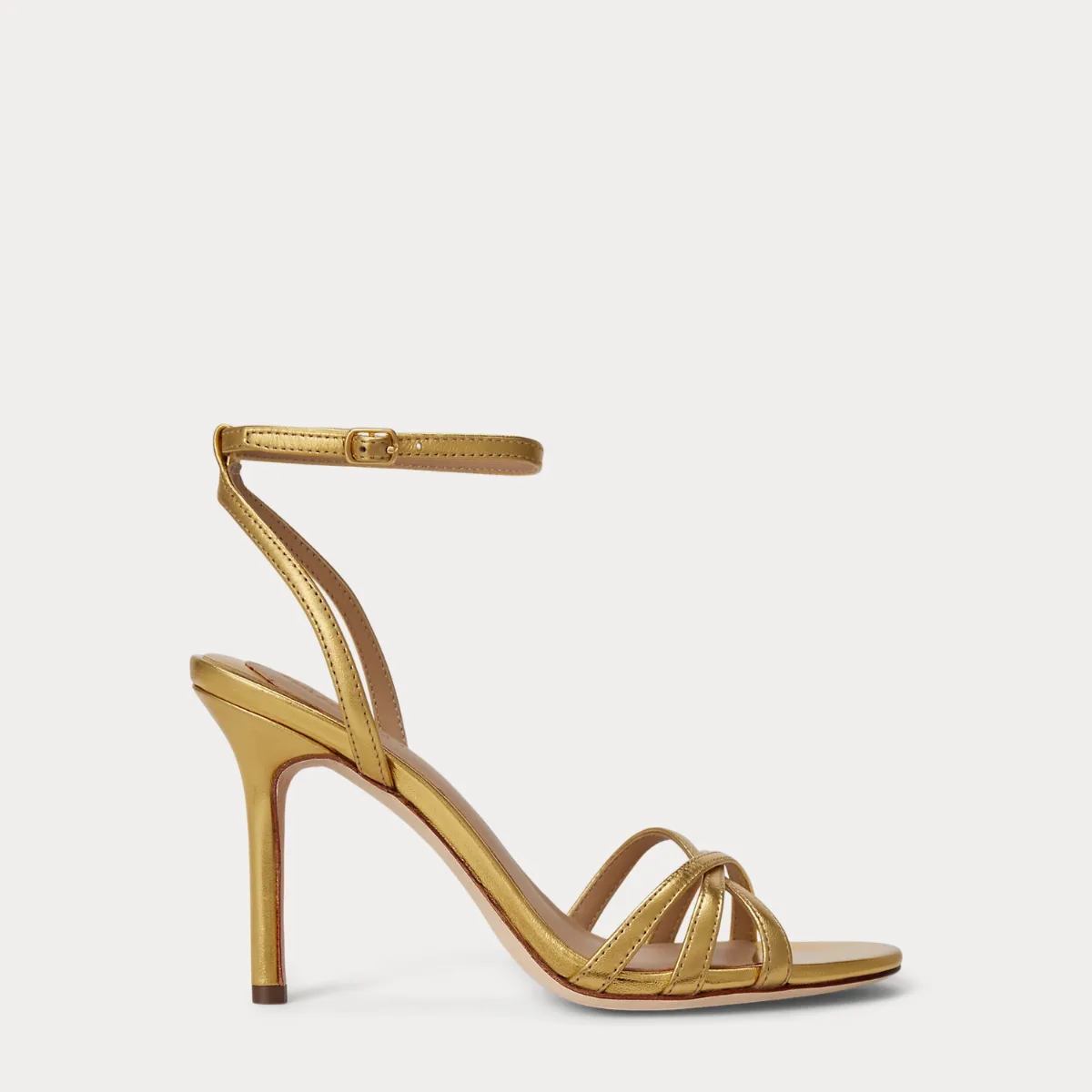 Kendyl Metallic Nappa Leather Sandal
