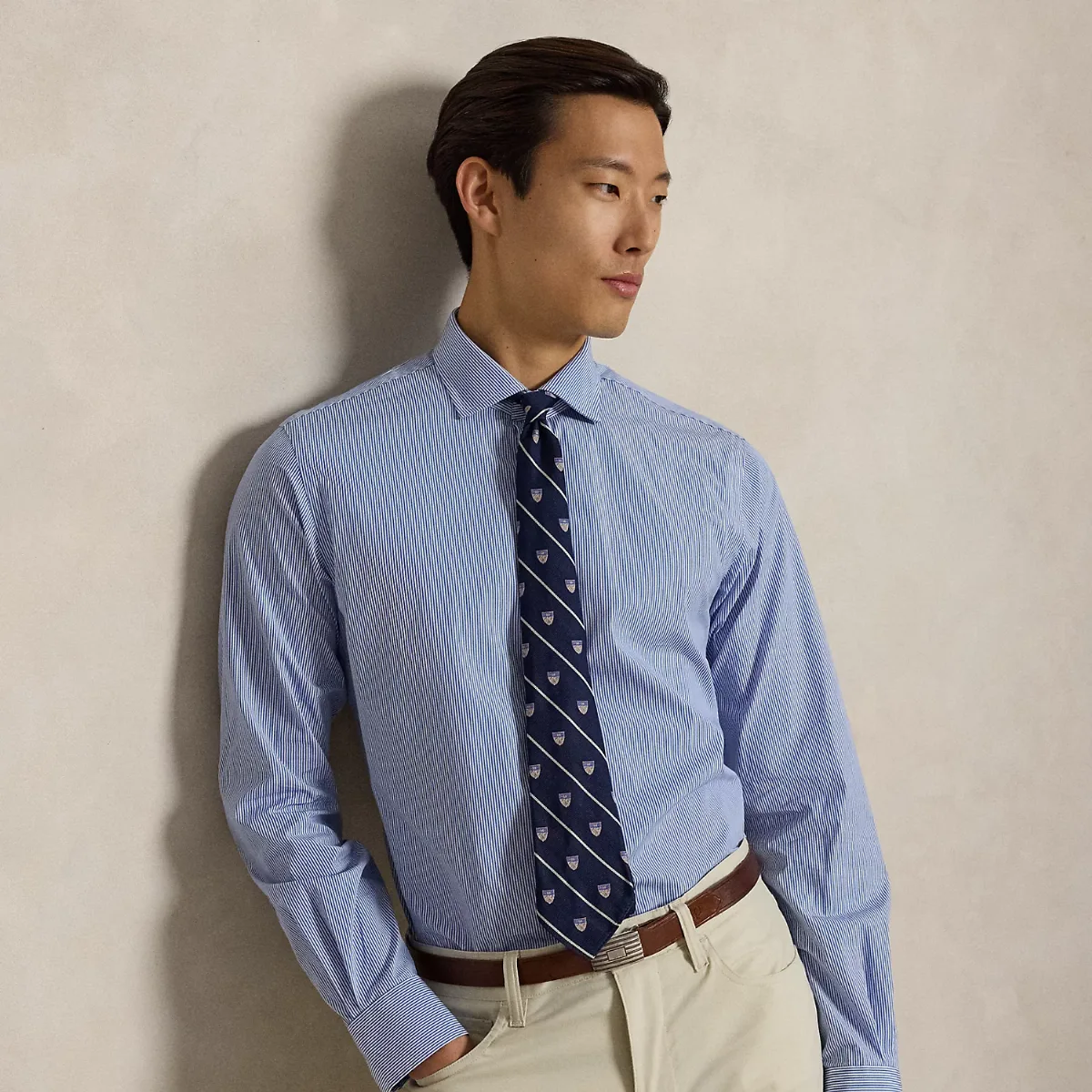 Custom Fit Striped Poplin Shirt by Ralph Lauren