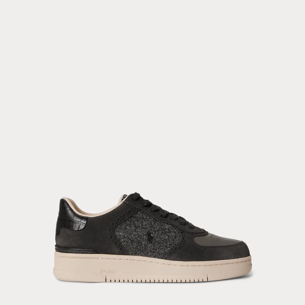 Masters Court Suede & Tweed Sneaker by Ralph Lauren