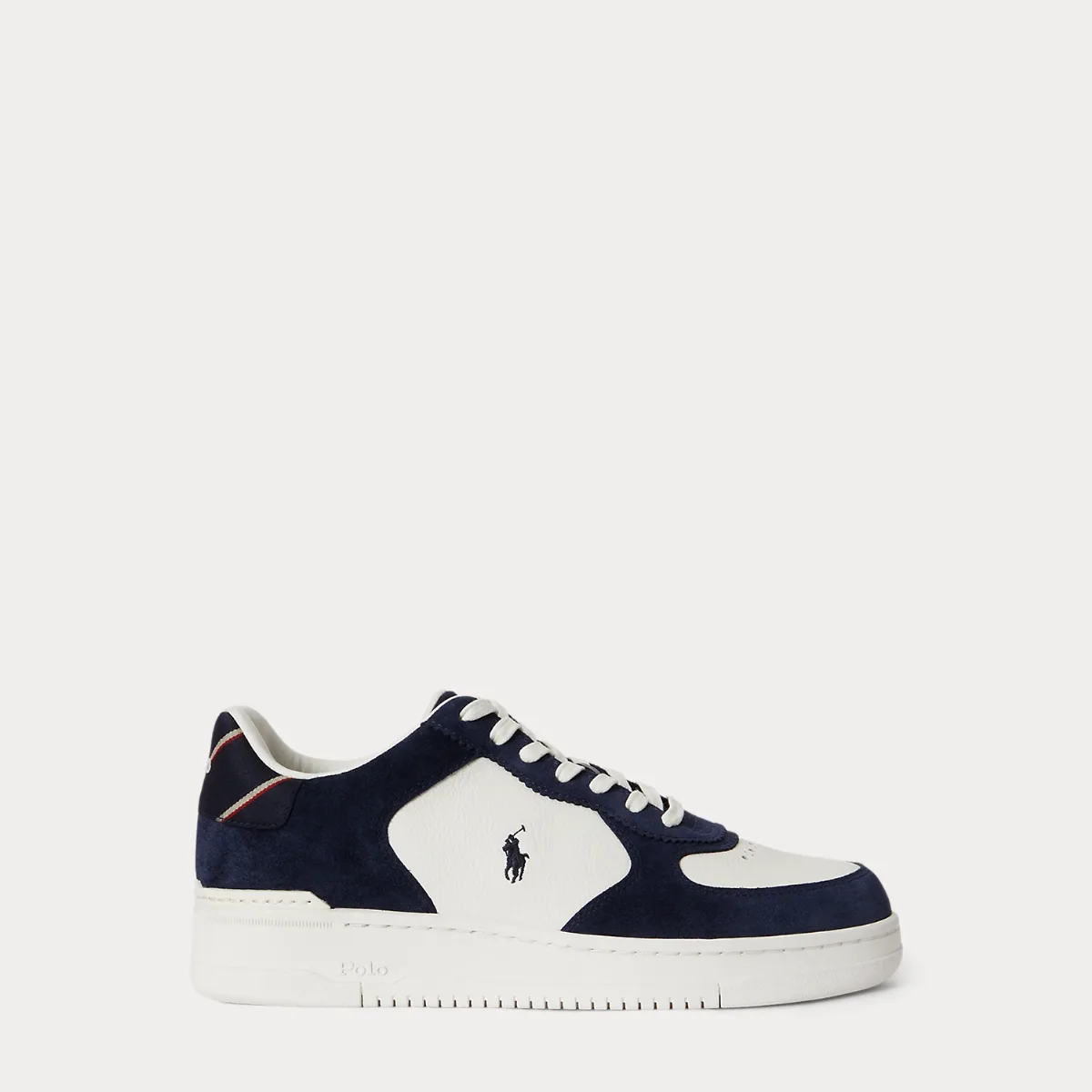 Masters Court Leather Brogue Sneaker by Ralph Lauren