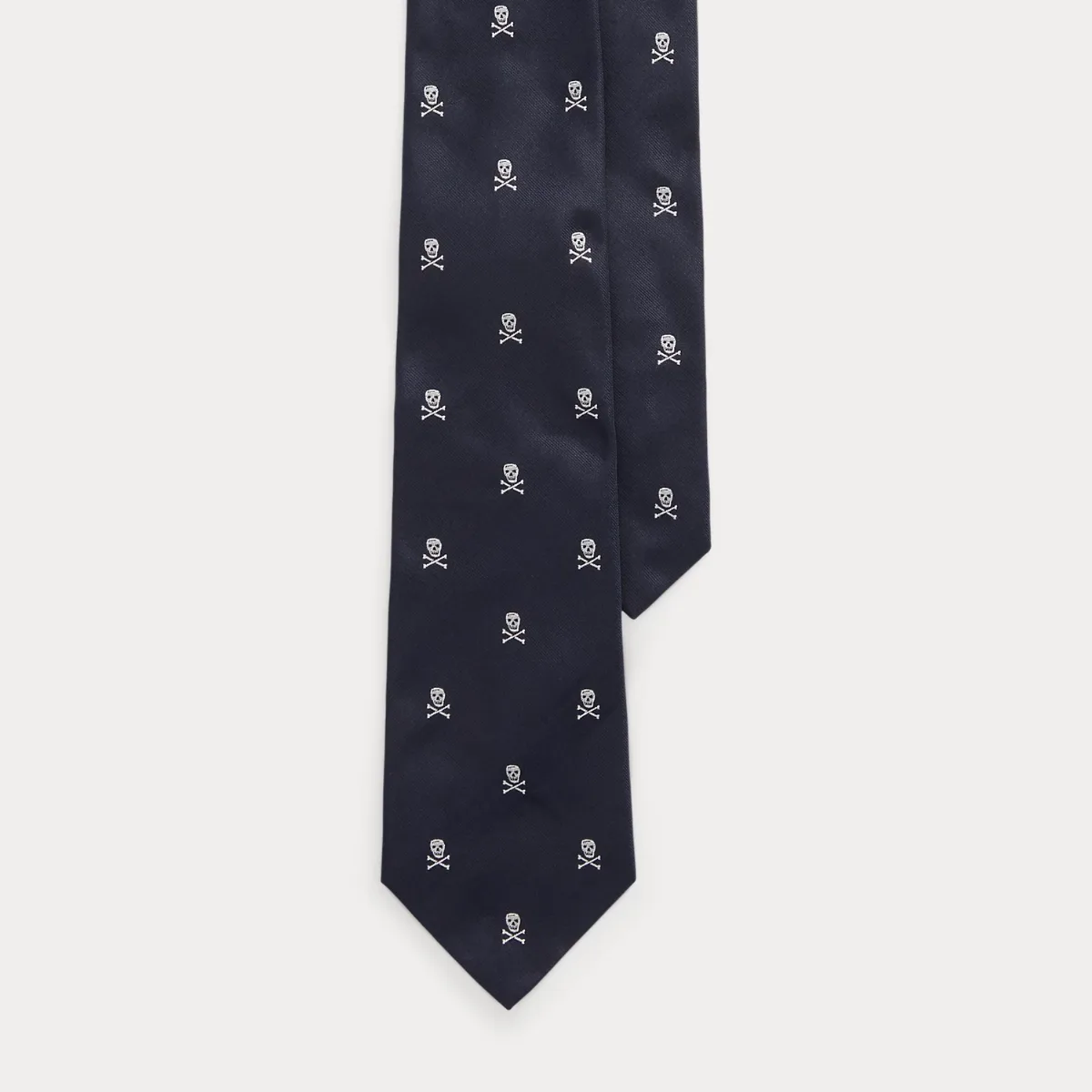 Skull-and-Bones Silk Repp Tie by Ralph Lauren