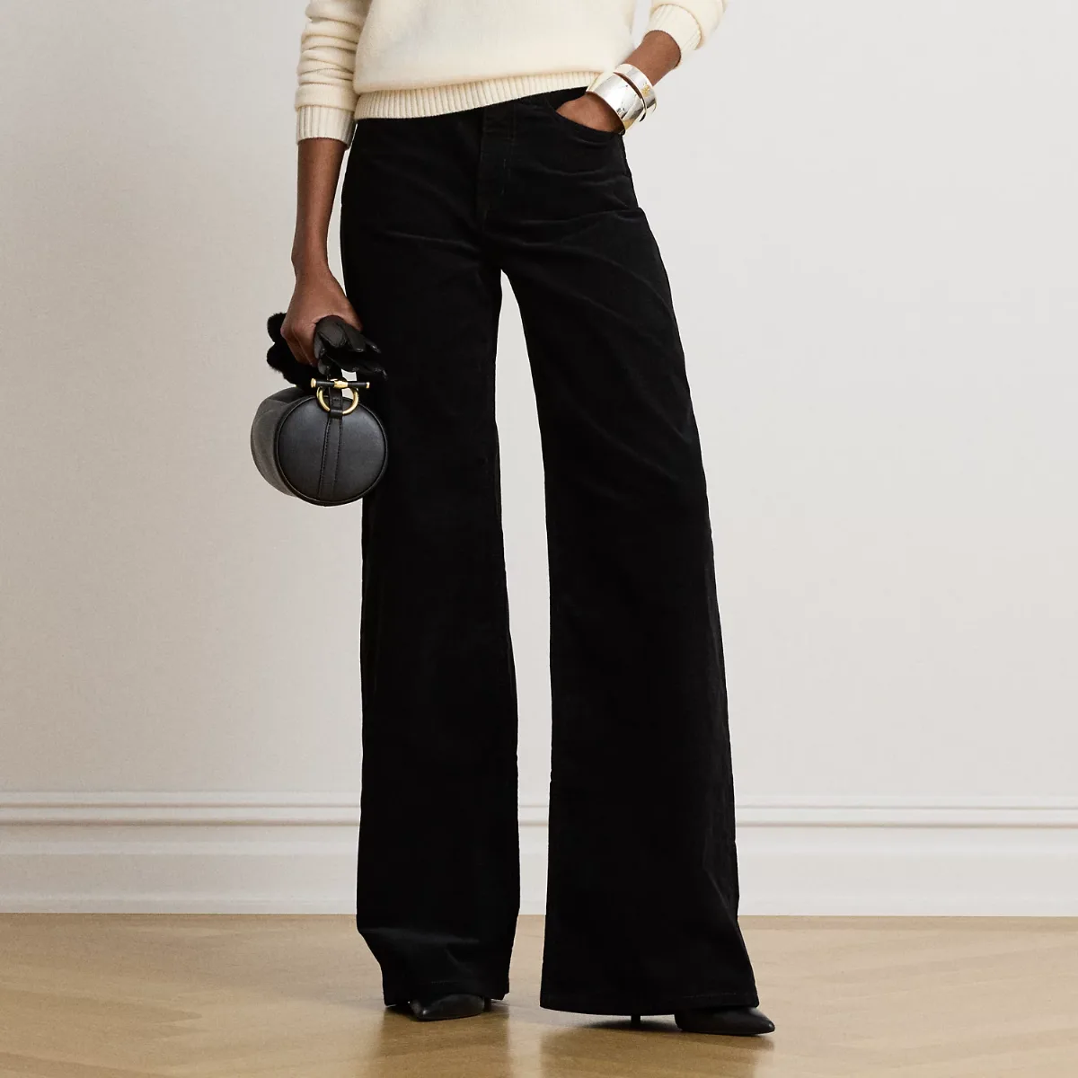 Corduroy High-Rise Super Wide-Leg Pant by Ralph Lauren
