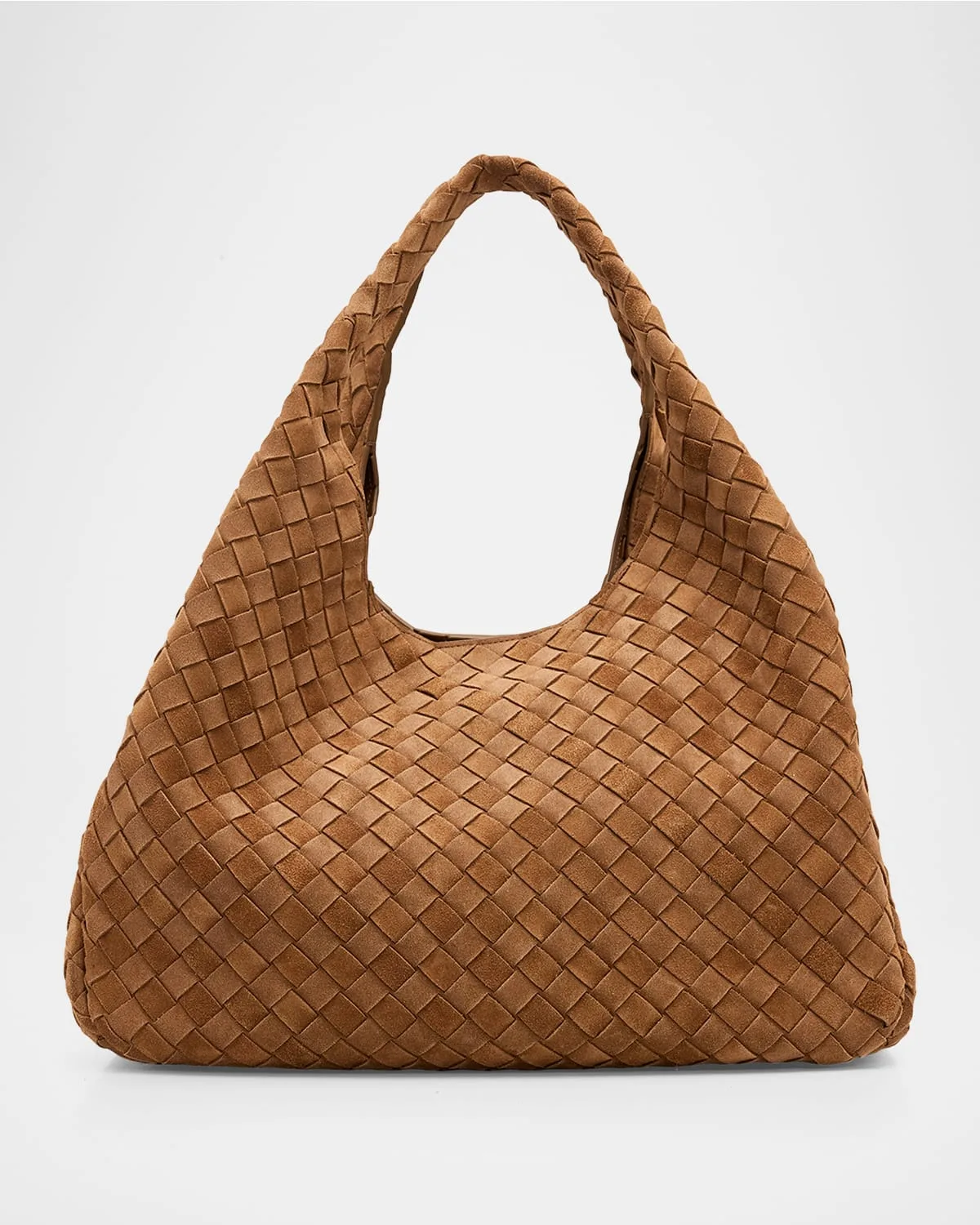 Campana Large Suede Shoulder Bag