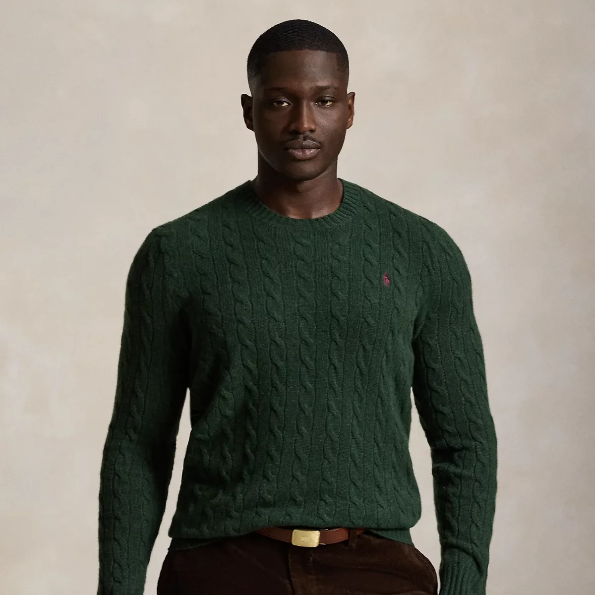 Cable-Knit Wool-Cashmere Sweater
