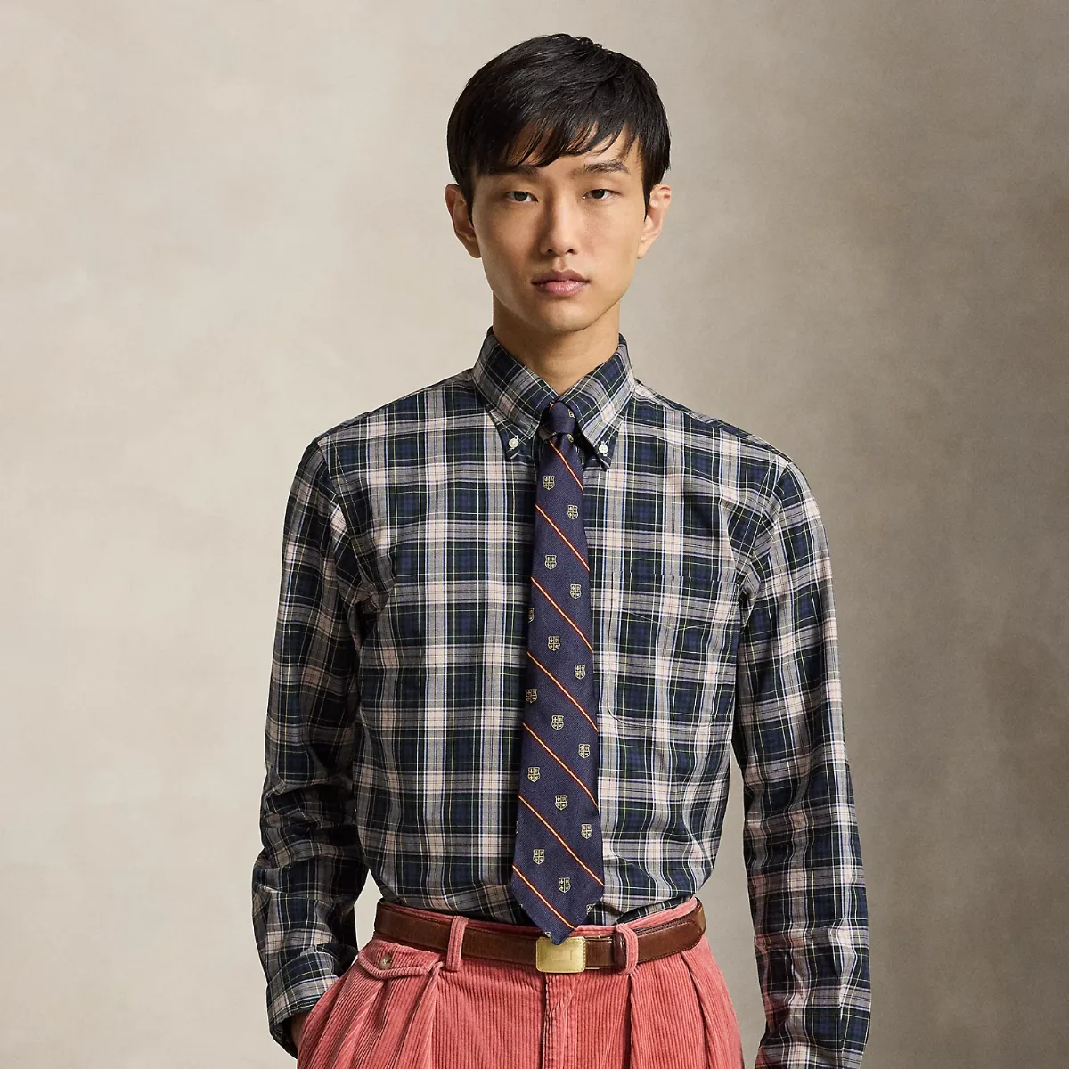 Graduate Classic Fit Plaid Poplin Shirt