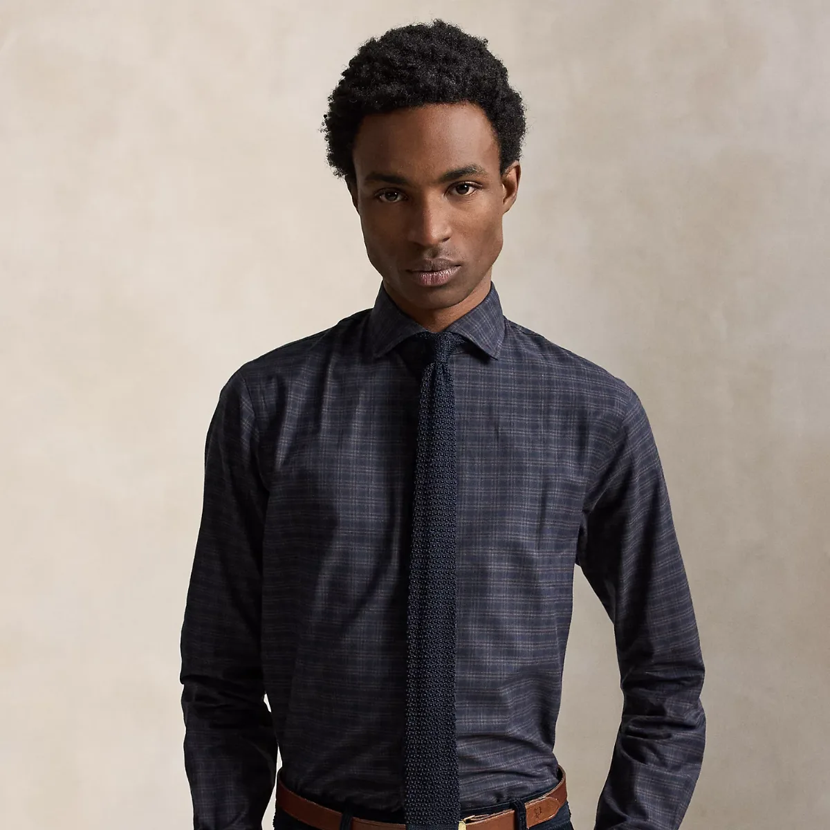 Classic Fit Checked Twill Shirt by Ralph Lauren