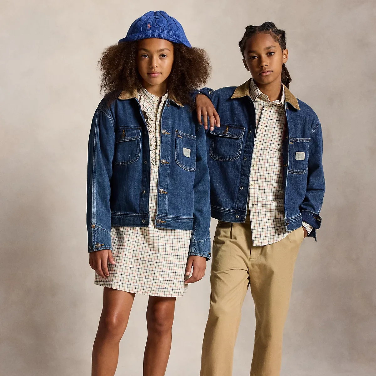 Corduroy-Collar Denim Jacket by Ralph Lauren