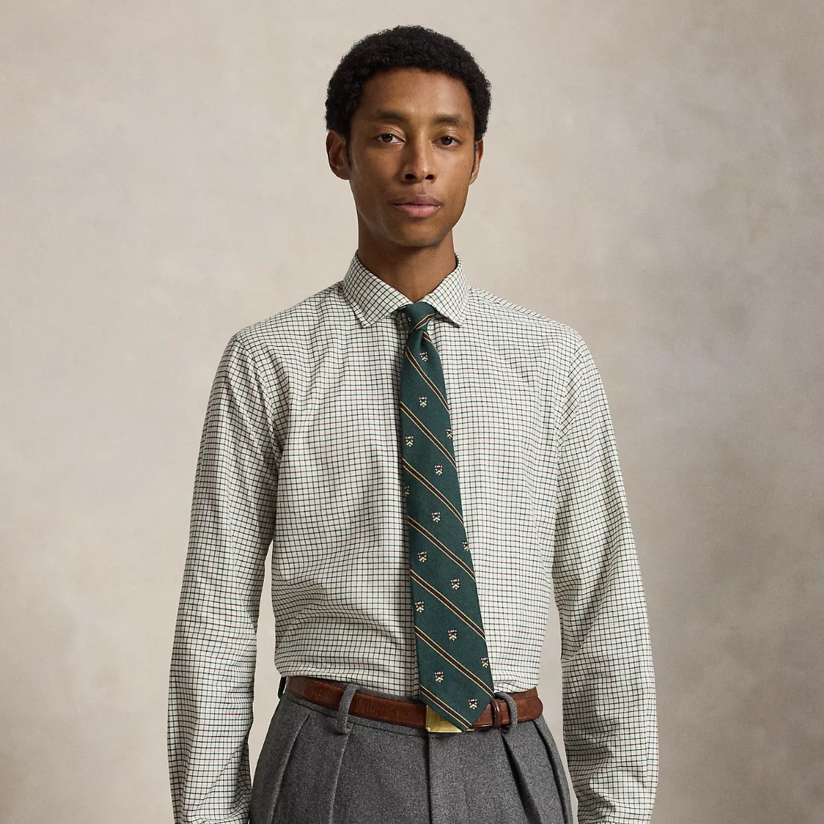 Classic Fit Tattersall Twill Shirt