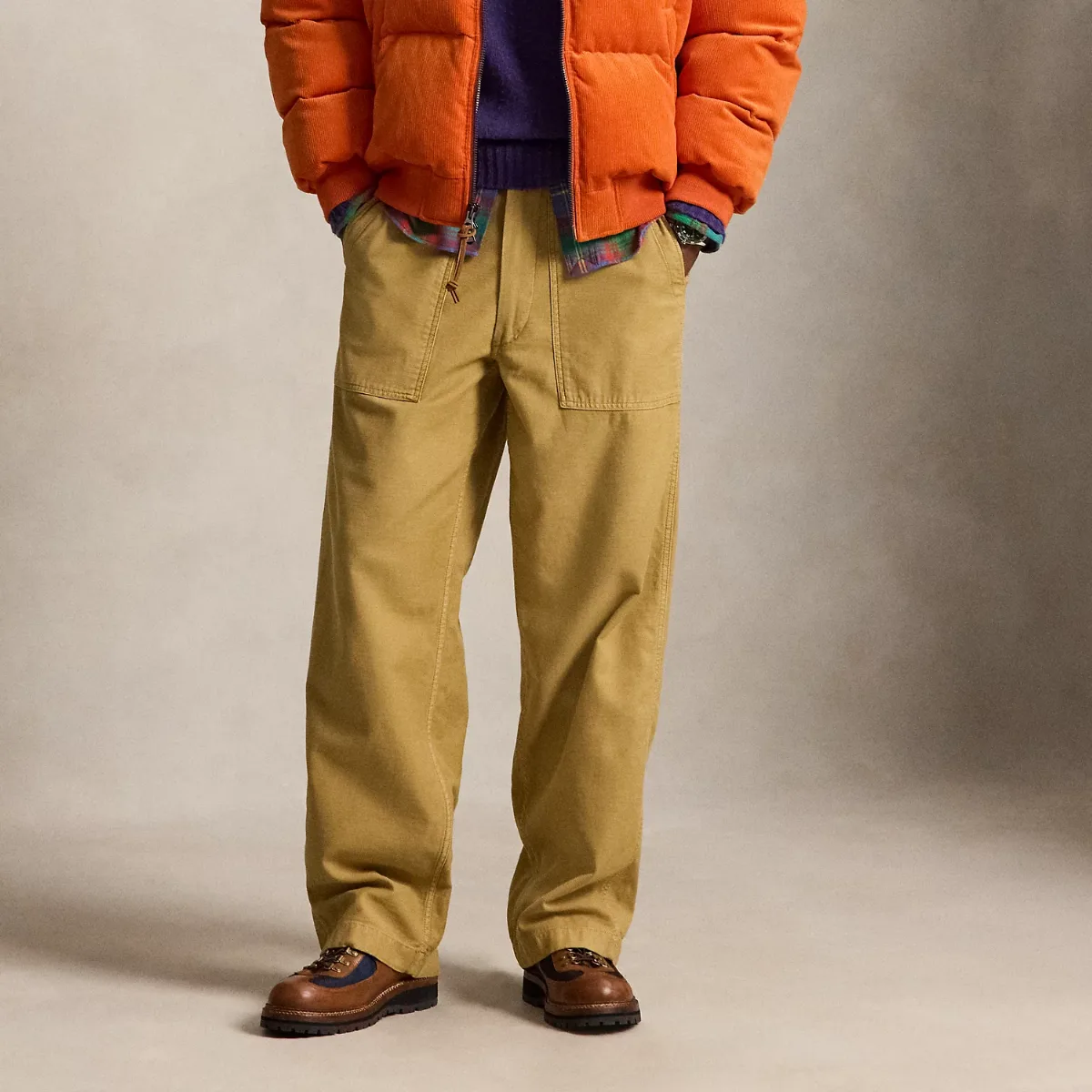 Relaxed Fit Reverse-Sateen Utility Pant by Ralph Lauren