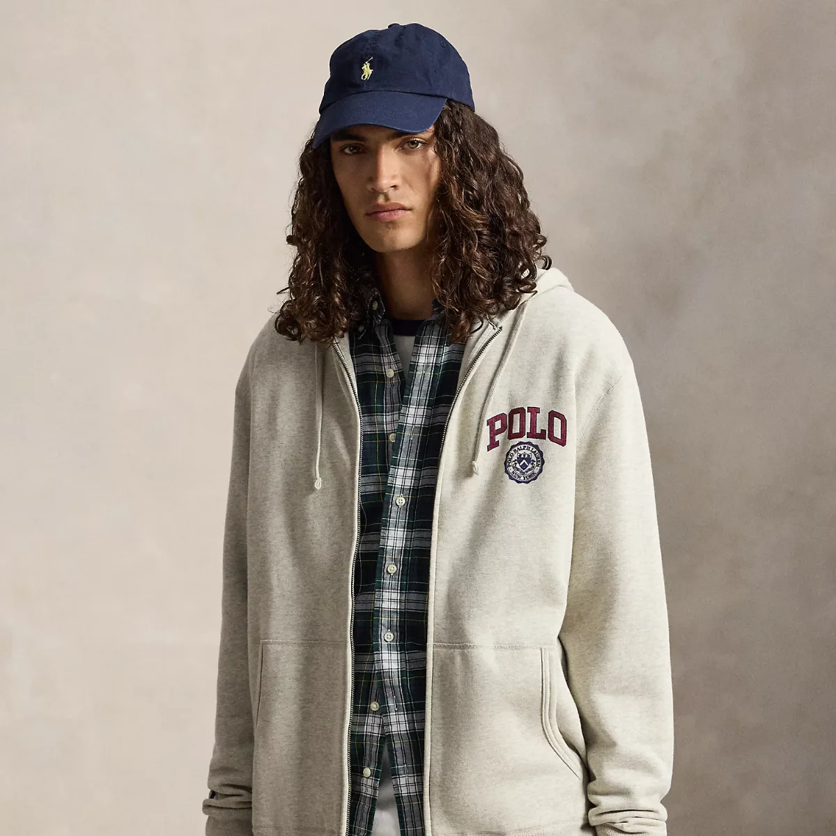 Logo Fleece Full-Zip Hoodie by Ralph Lauren
