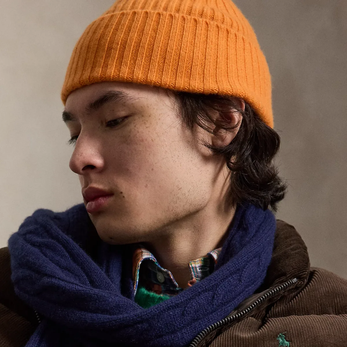 Rib-Knit Cashmere Beanie by Ralph Lauren
