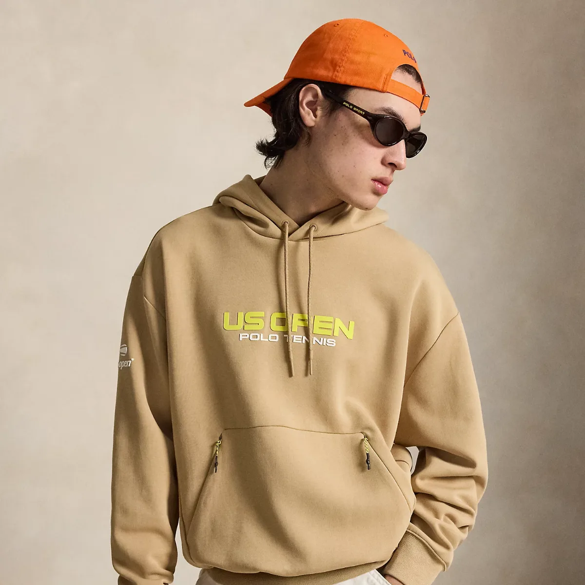 US Open Big Fit Logo Hoodie by Ralph Lauren